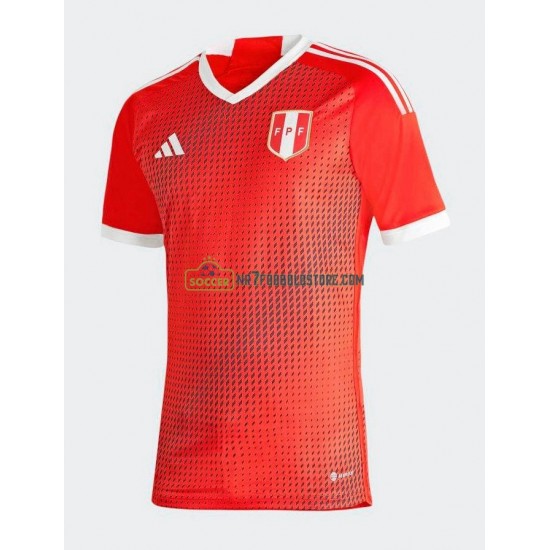 Peru Trøje 2023 Mænd Udebane Fodboldsæt Kortærmet