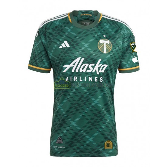 Portland Timbers Trøje 2023-2024 Mænd Hjemmebane Fodboldsæt Kortærmet