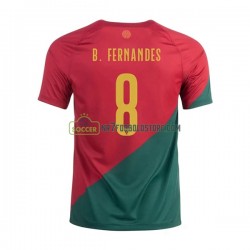 Portugal Trøje B.Fernandes 8 Mænd Hjemmebane Fodboldsæt VM i fodbold 2022 Kortærmet