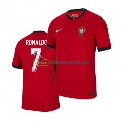 Portugal Trøje Cristiano Ronaldo 7 Mænd Hjemmebane Fodboldsæt Euro 2024 Kortærmet