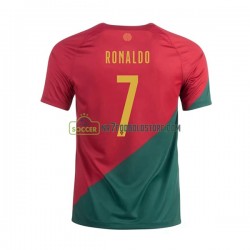 Portugal Trøje Ronaldo 7 Mænd Hjemmebane Fodboldsæt VM i fodbold 2022 Kortærmet
