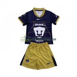 Pumas UNAM Trøje Børn Udebane Fodboldsæt 2024-2025 Kortærmet