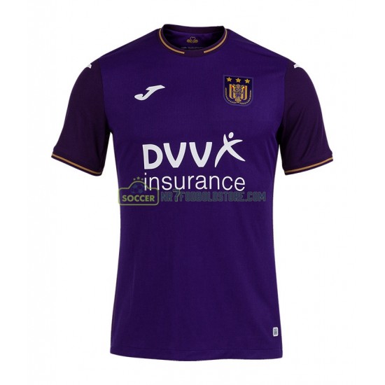 RSC Anderlecht Trøje Hjemmebane Fodboldsæt 2021-2022 Kortærmet 
