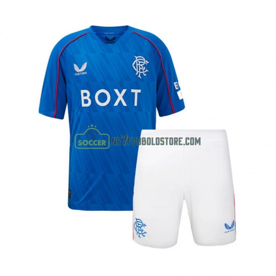 Rangers Trøje Børn Hjemmebane Fodboldsæt 2024-2025 Kortærmet