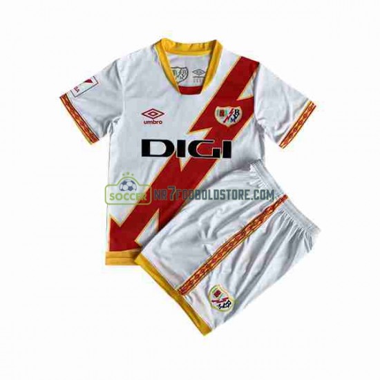 Rayo Vallecano Trøje Børn Hjemmebane Fodboldsæt 2023-2024 Kortærmet