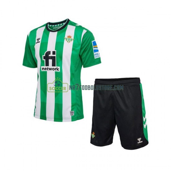 Real Betis Trøje Børn Hjemmebane Fodboldsæt 2022-2023 Kortærmet
