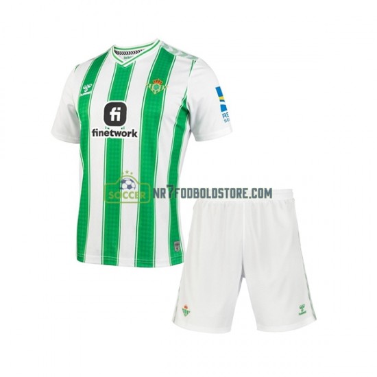 Real Betis Trøje Børn Hjemmebane Fodboldsæt 2023-2024 Kortærmet