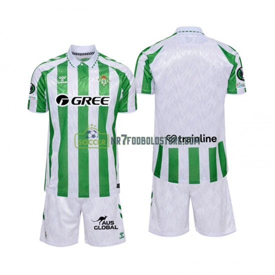 Real Betis Trøje Børn Hjemmebane Fodboldsæt 2024-2025 Kortærmet