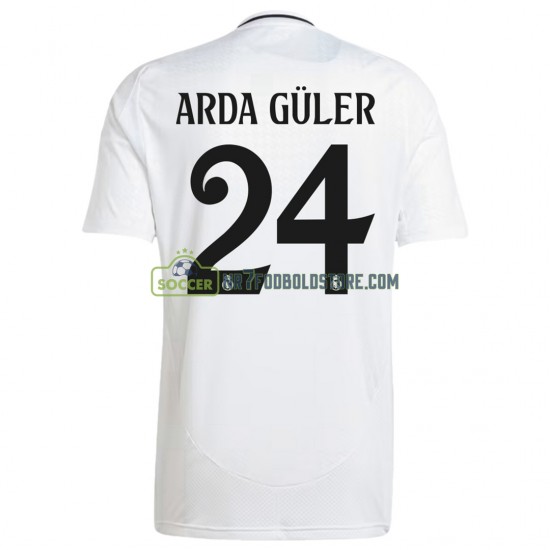 Real Madrid Trøje ARDA GULER 24 Mænd Hjemmebane Fodboldsæt 2024-2025 Kortærmet