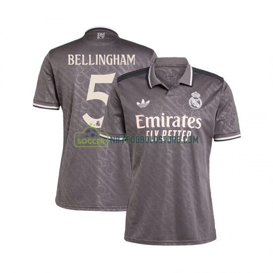 Real Madrid Trøje BELLINGHAM 5 Mænd 3. Valg Fodboldsæt 2024-2025 Kortærmet