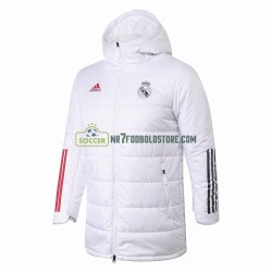 Mænd Real Madrid Dunfrakker Hvid