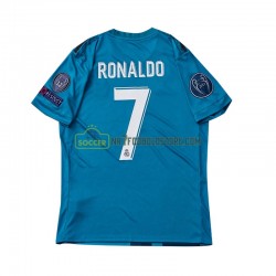 Real Madrid Trøje Cristiano Ronaldo 7 2017 Retro Børn 3. Valg Fodboldsæt Kortærmet