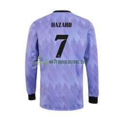 Real Madrid Trøje Eden Hazard 7 Mænd Udebane Fodboldsæt 2022-2023 Langærmet