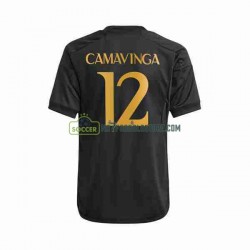 Real Madrid Trøje Eduardo Camavinga 12 Mænd 3. Valg Fodboldsæt 2023-2024 Kortærmet