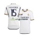 Real Madrid Trøje Federico Valverde 15 Mænd Hjemmebane Fodboldsæt 2023-2024 Kortærmet