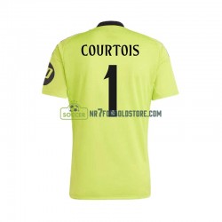 Real Madrid Trøje COURTOIS 1 Målmand Mænd 3. Valg Fodboldsæt 2024-2025 Kortærmet