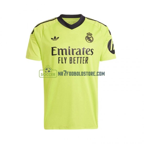 Real Madrid Trøje COURTOIS 1 Målmand Mænd 3. Valg Fodboldsæt 2024-2025 Kortærmet
