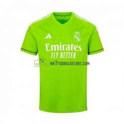 Real Madrid Trøje Målmand Mænd Hjemmebane Fodboldsæt 2023-2024 Kortærmet