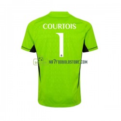 Real Madrid Trøje Thibaut Courtois 1 Målmand Mænd Hjemmebane Fodboldsæt 2023-2024 Kortærmet
