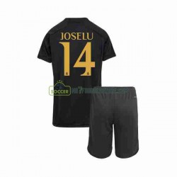 Real Madrid Trøje Joselu 14 Børn 3. Valg Fodboldsæt 2023-2024 Kortærmet