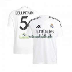 Real Madrid Trøje Jude Bellingham 5 Mænd Hjemmebane Fodboldsæt 2024-2025 Kortærmet