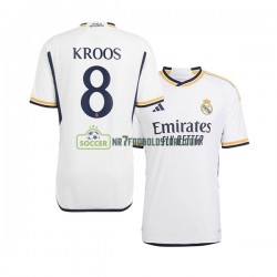 Real Madrid Trøje Kroos 8 Mænd Hjemmebane Fodboldsæt 2023-2024 Kortærmet