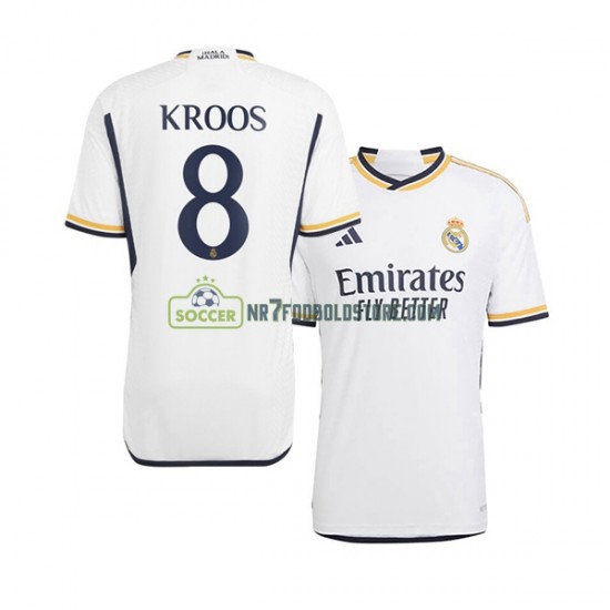 Real Madrid Trøje Kroos 8 Mænd Hjemmebane Fodboldsæt 2023-2024 Kortærmet