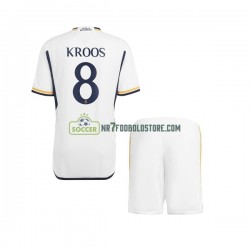 Real Madrid Trøje Kroos 8 Børn Hjemmebane Fodboldsæt 2023-2024 Kortærmet