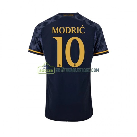 Real Madrid Trøje Modrić Luka 10 Mænd Udebane Fodboldsæt 2023-2024 Kortærmet