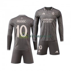 Real Madrid Trøje Modrić Luka 10 Børn 3. Valg Fodboldsæt 2024-2025 Langærmet
