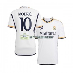 Real Madrid Trøje Modrić 10 Mænd Hjemmebane Fodboldsæt 2023-2024 Kortærmet
