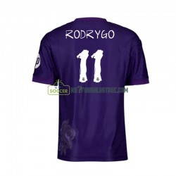 Real Madrid Trøje RODRYGO 11 Y-3 Mænd 4. Valg Fodboldsæt 2023-2024 Kortærmet