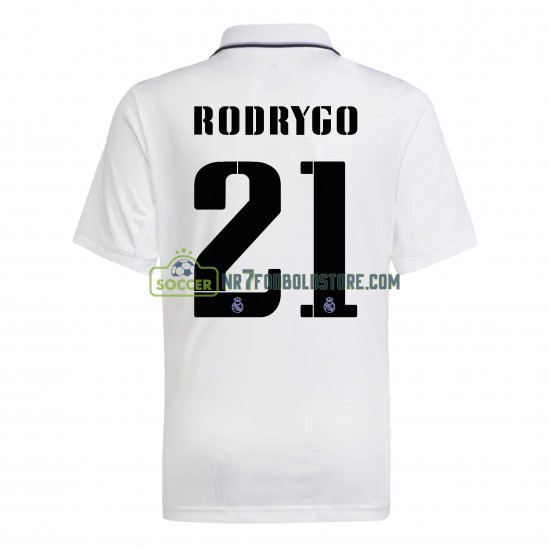 Real Madrid Trøje Rodrygo 21 Hjemmebane Fodboldsæt 2022-2023 Kortærmet