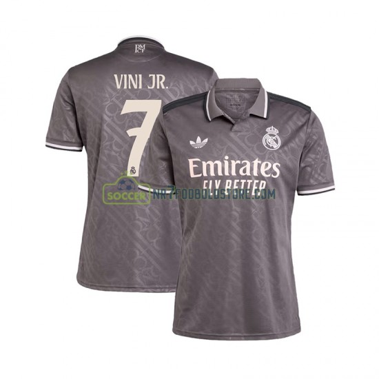 Real Madrid Trøje VINI JR 7 Mænd 3. Valg Fodboldsæt 2024-2025 Kortærmet