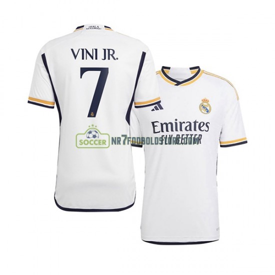 Real Madrid Trøje Vinicius Junior 7 Mænd Hjemmebane Fodboldsæt 2023-2024 Kortærmet