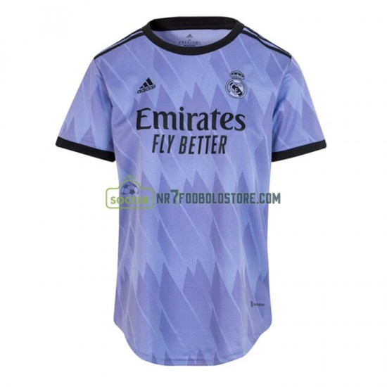 Real Madrid Trøje Dame Udebane Fodboldsæt 2022-2023 Kortærmet