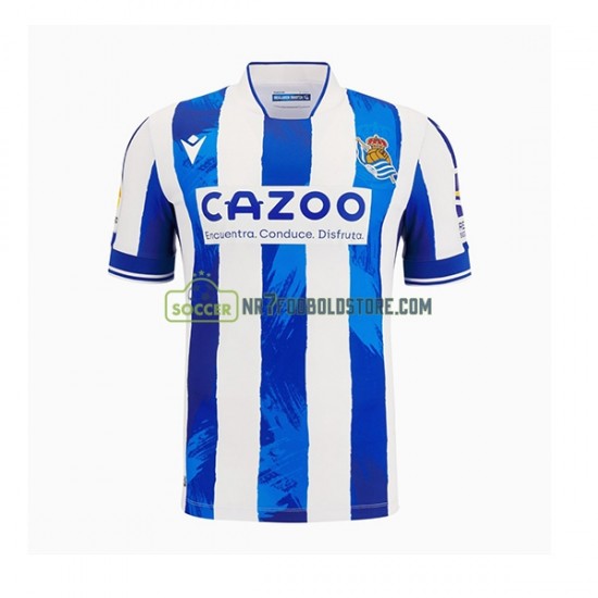 Real Sociedad Trøje Mænd Hjemmebane Fodboldsæt 2022-2023 Kortærmet