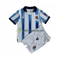 Real Sociedad Trøje Børn Hjemmebane Fodboldsæt 2023-2024 Kortærmet