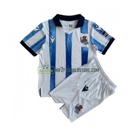 Real Sociedad Trøje Børn Hjemmebane Fodboldsæt 2023-2024 Kortærmet