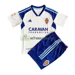Real Zaragoza Trøje Børn Hjemmebane Fodboldsæt 2022-2023 Kortærmet