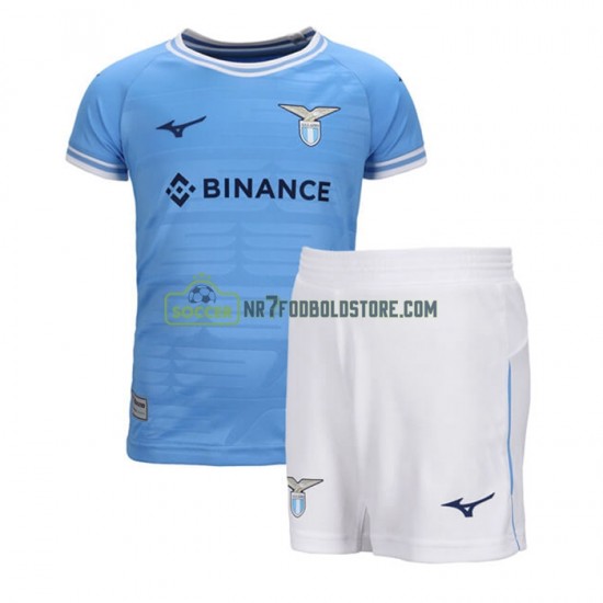 SS Lazio Trøje Børn Hjemmebane Fodboldsæt 2022-2023 Kortærmet