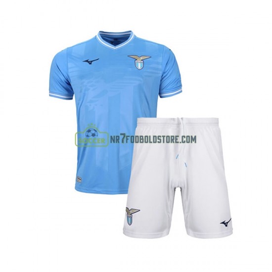SS Lazio Trøje Børn Hjemmebane Fodboldsæt 2023-2024 Kortærmet