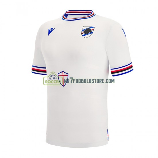 Sampdoria Trøje Mænd Udebane Fodboldsæt 2022-2023 Kortærmet