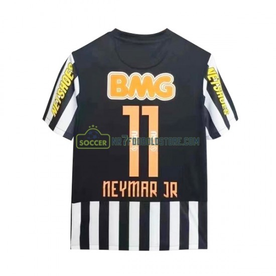 Santos FC Trøje Neymar JR 11 -2012 Retro Mænd Udebane Fodboldsæt 2011 Kortærmet