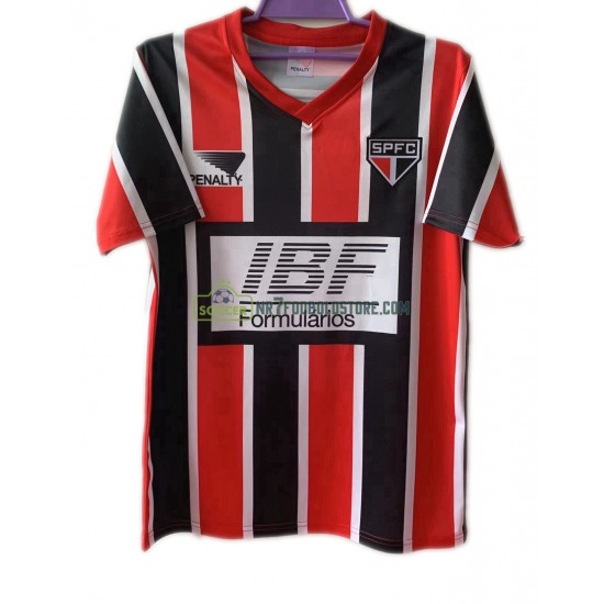 São Paulo Trøje Retro Udebane Fodboldsæt 1991 Kortærmet 