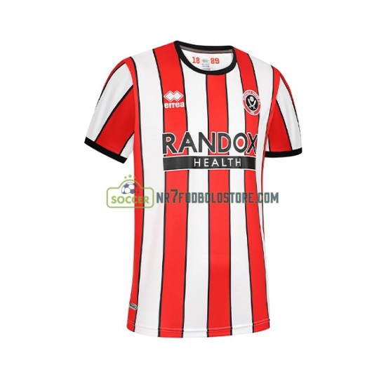Sheffield United Trøje Mænd Hjemmebane Fodboldsæt 2022-2023 Kortærmet