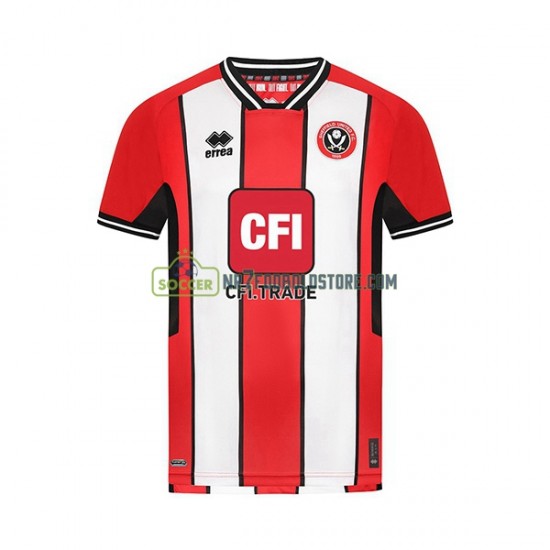 Sheffield United Trøje Mænd Hjemmebane Fodboldsæt 2023-2024 Kortærmet