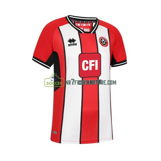 Sheffield United Trøje Mænd Hjemmebane Fodboldsæt 2023-2024 Kortærmet