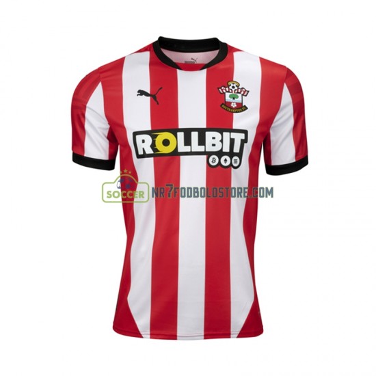 Southampton Trøje Mænd Hjemmebane Fodboldsæt 2024-2025 Kortærmet