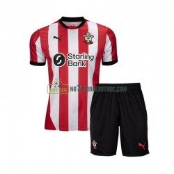 Southampton Trøje Børn Hjemmebane Fodboldsæt 2024-2025 Kortærmet